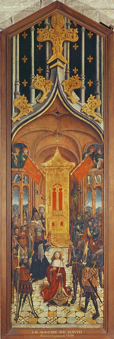 The Coronation of David, c.1501 by French School